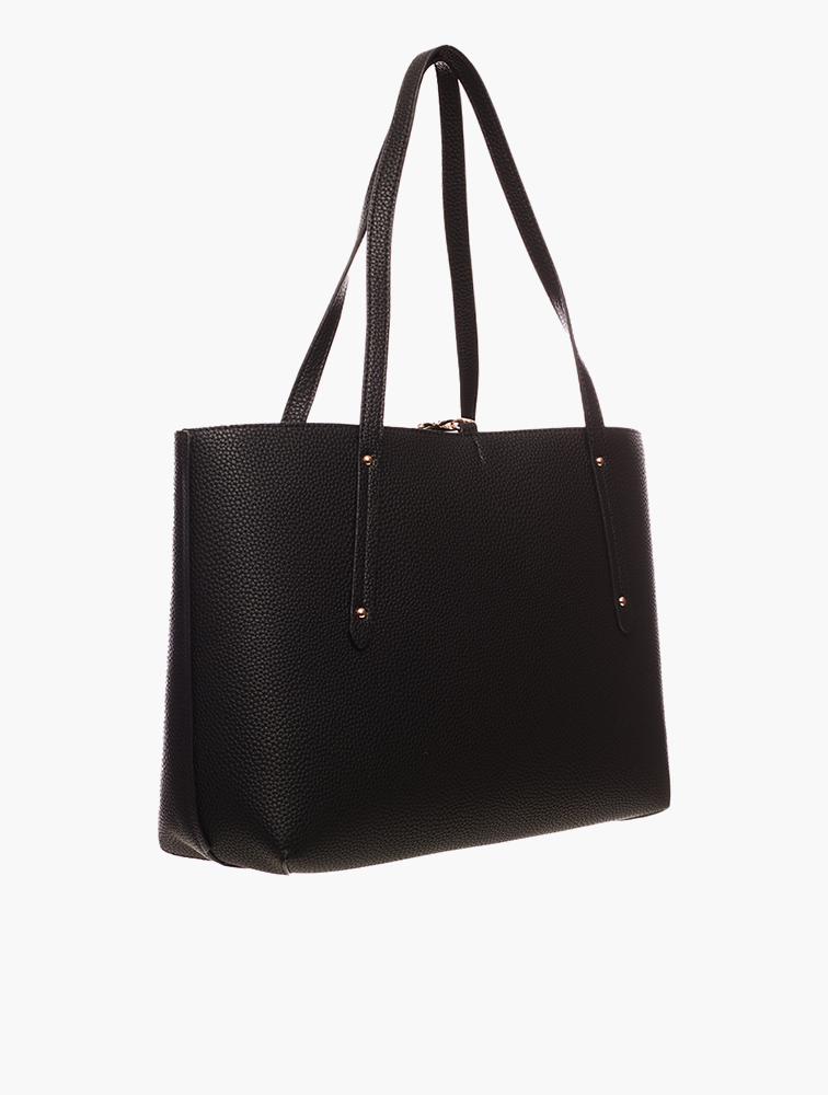 MyRunway | Shop GUESS Black Eco Brenton Tote Bag for Women from